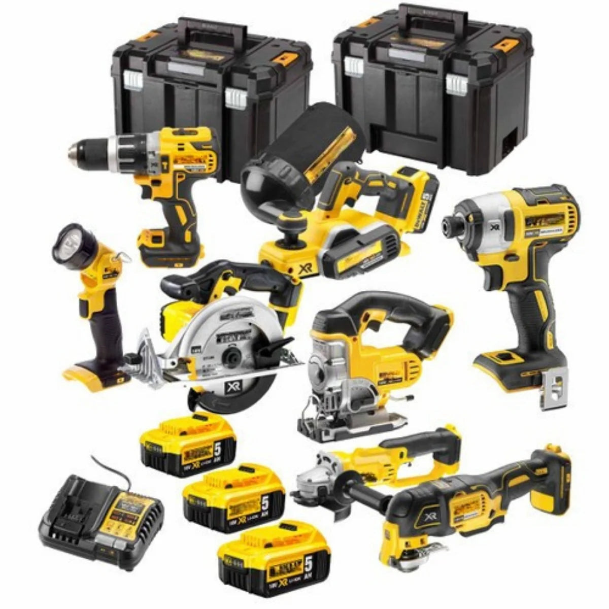 TDKIT8 XR 18V 8 Piece Kit with 3x 5.0Ah Batteries