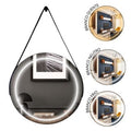 Round LED Mirror 3 Colors with Adnet Strap 45 CM